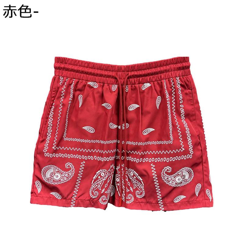 ショートパンツ アロハ風 ペイズリー柄 ハーフパンツ 半ズボン メンズ