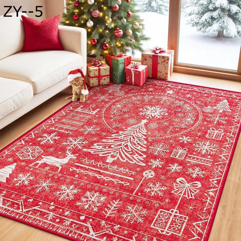 ペルシャ絨毯 大判 サグカーペット ヴィンテージラグ クリスマス