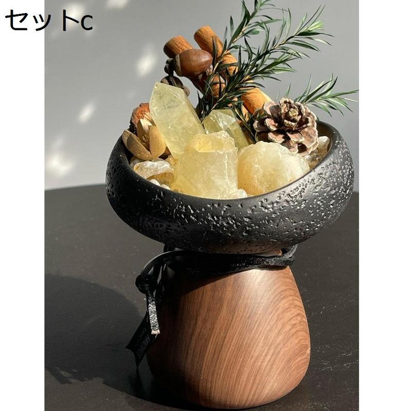 水晶 さざれ石 浄化用 天然石 さざれ 水晶六角柱 ポイント 浄化セット