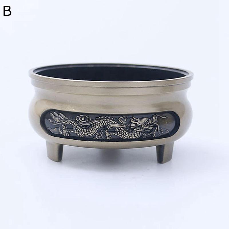 香炉 三足炉 香具 工芸品 置物 銅器 香炉 三足薫香炉 祥雲如意薫香炉
