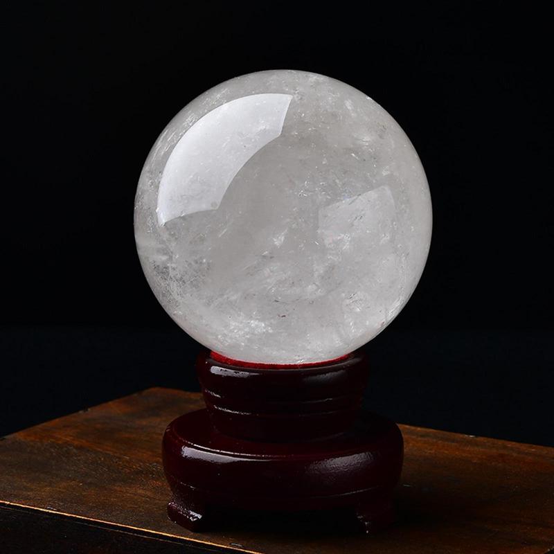 水晶ボール 天然水晶玉 クリアクォーツ 白水晶 開運グッズ 風水置物
