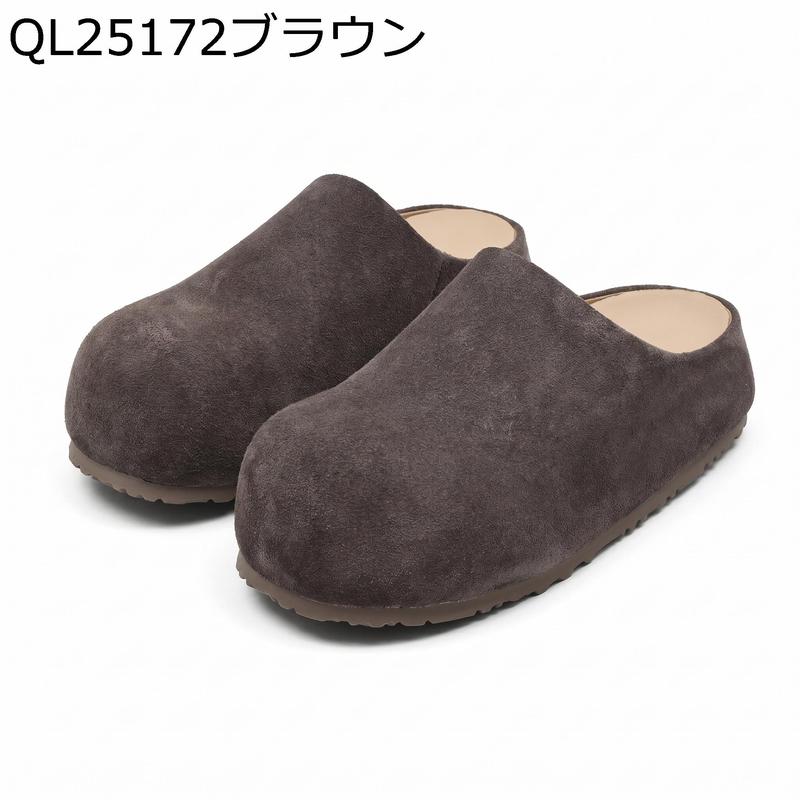サボ サンダル クロッグシューズ 男女兼用 ぽってり ラウンドトゥ