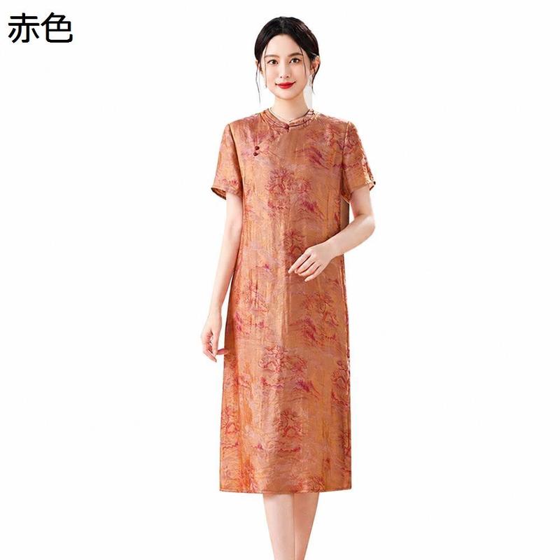 40s 50s vintage チャイナドレス 日本製 チャイナドレス ワンピース レディース 夏 ワンピ ロング エスニック