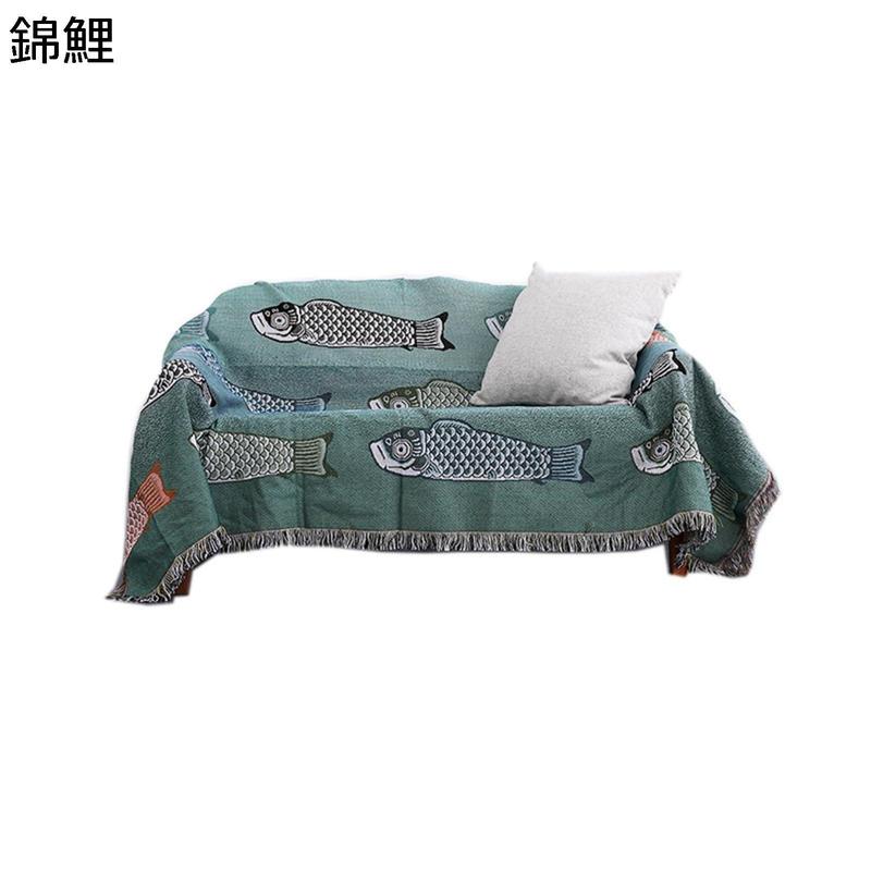 ソファーカバー ハワイアン モンステラ柄 葉柄 錦鯉柄 ソファータオル
