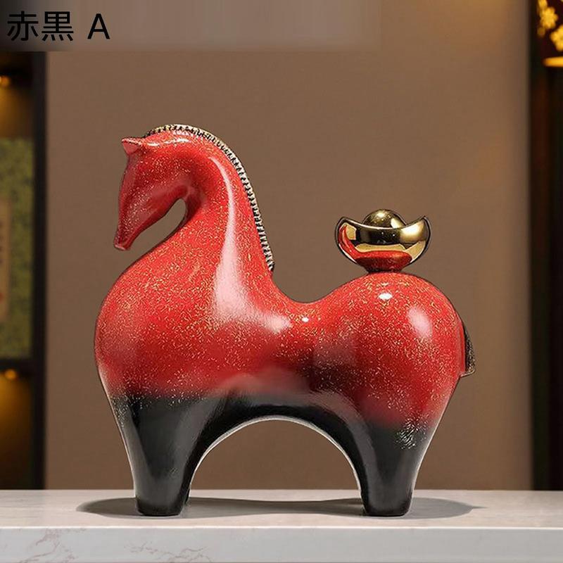 陶器 馬の置物のおすすめ人気商品一覧 通販 - Yahoo!ショッピング
