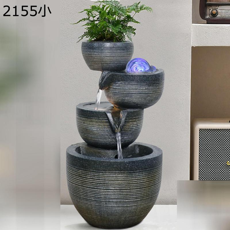 卓上噴水 室内噴水 置物 風水 ヨーロッパ風 財運 商売繁盛 噴水 滝