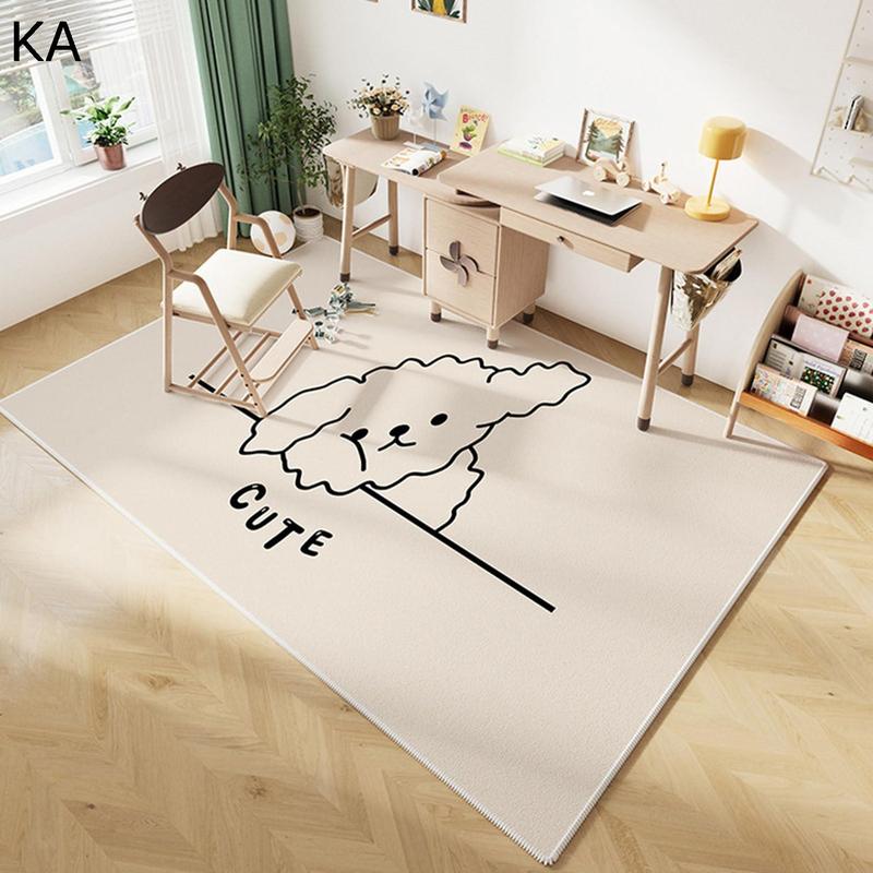 カーペット フロアマット 敷物 80*120cm ゲーミングチェアマット 防音