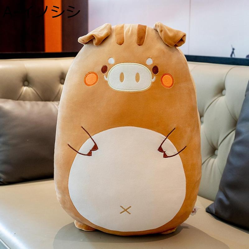縫いぐるみ ヤチョ イノシシ ぬいぐるみ だきまくら 動物たち おもちゃ