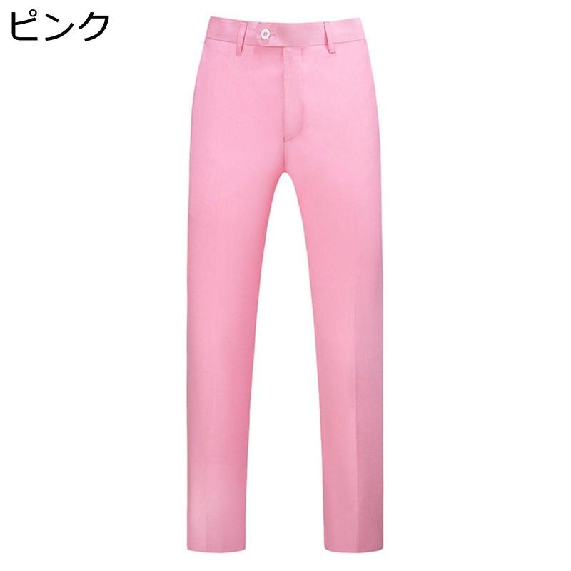 スラックス ビジネス スーツパンツ メンズ 純色 スリムフィット
