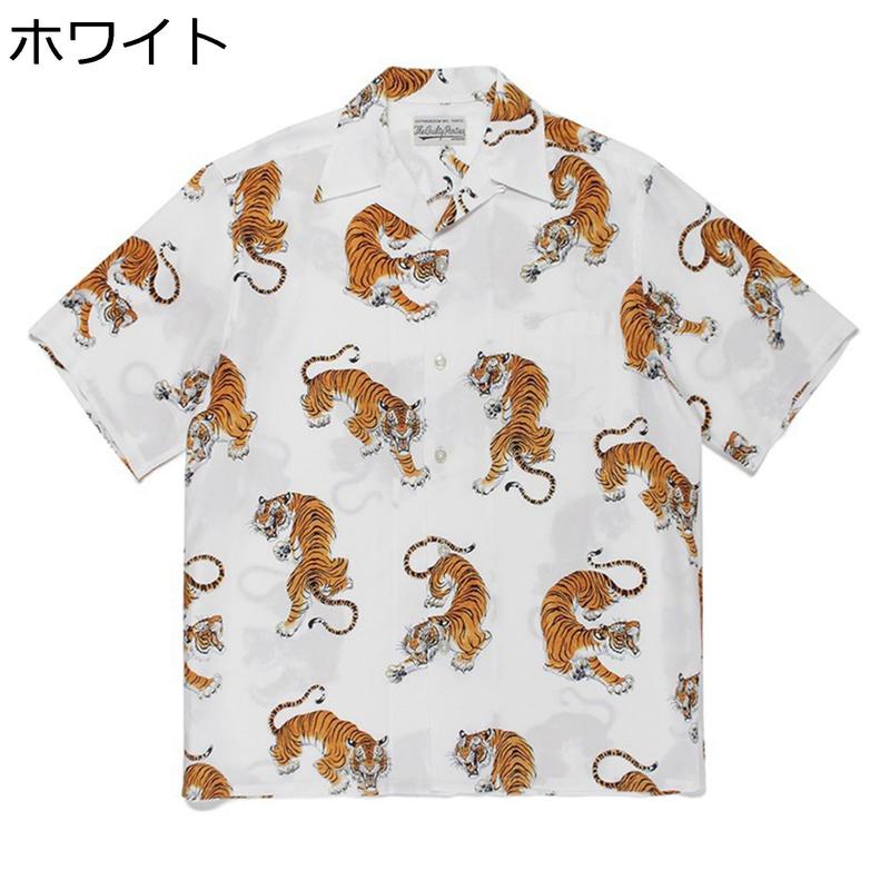 60〜70s NATIONAL SPORT SHIRTS アロハシャツ　虎柄 アロハシャツ メンズ レディース 虎柄 とら 半袖 ハワイシャツ