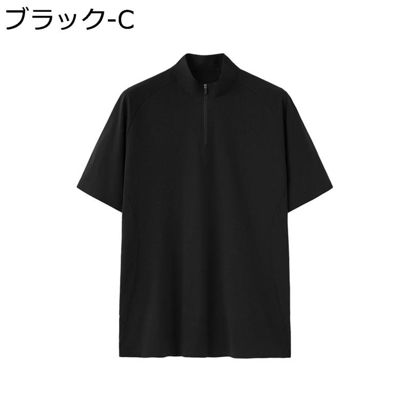 メンズ Tシャツ 半袖 プルオーバー 春夏服 日焼け防止 吸汗速乾 軽量