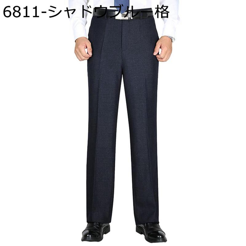 ビジネススラックス メンズ スーツパンツ ストレッチ 細身 スリム