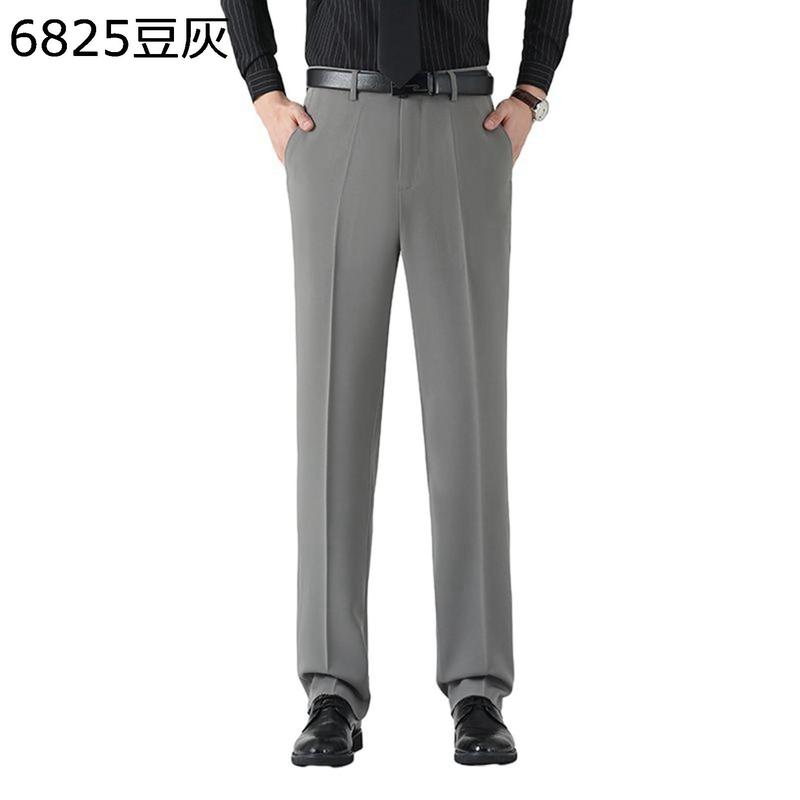 ビジネススラックス メンズ スーツパンツ ストレッチ 細身 スリム