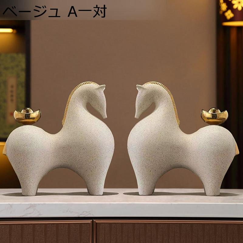 陶器 馬の置物の商品一覧 通販 - Yahoo!ショッピング