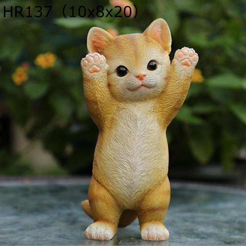 展示用 猫のオブジェ 置物 猫 置物 リアル（オブジェ、置き物