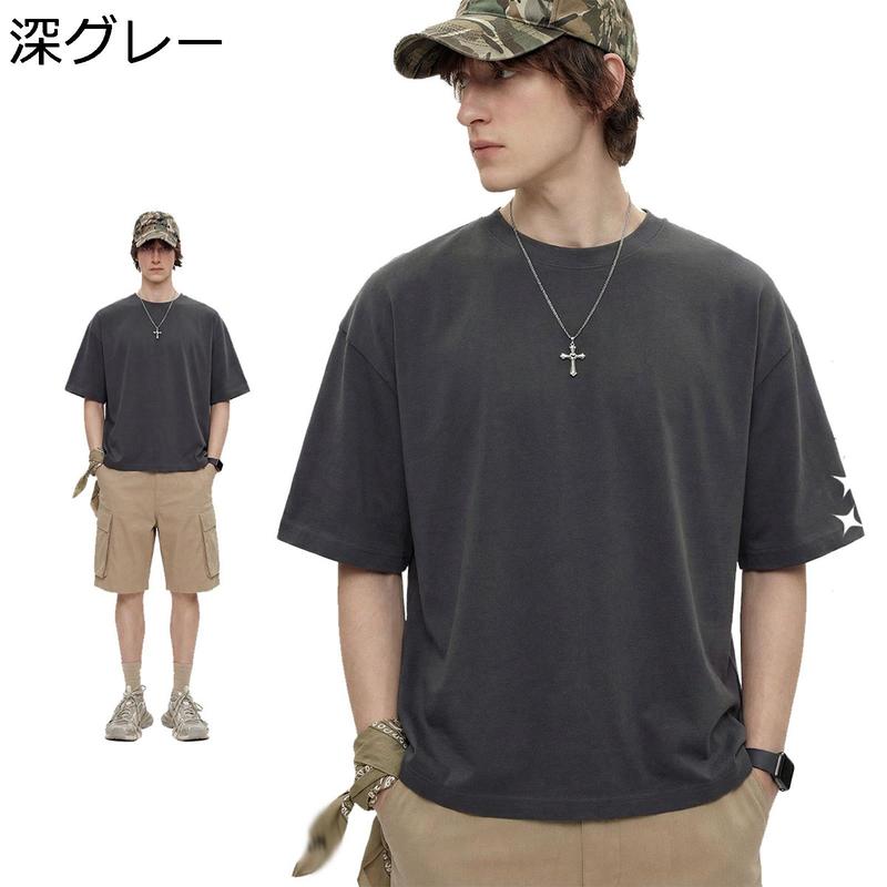 Tシャツ メンズ 夏服 半袖 カジュアル 涼しい 通気性 速乾性 耐摩耗