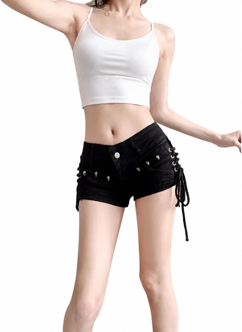 デニム ショートパンツ レディース ローライズ ホットパンツ セクシー