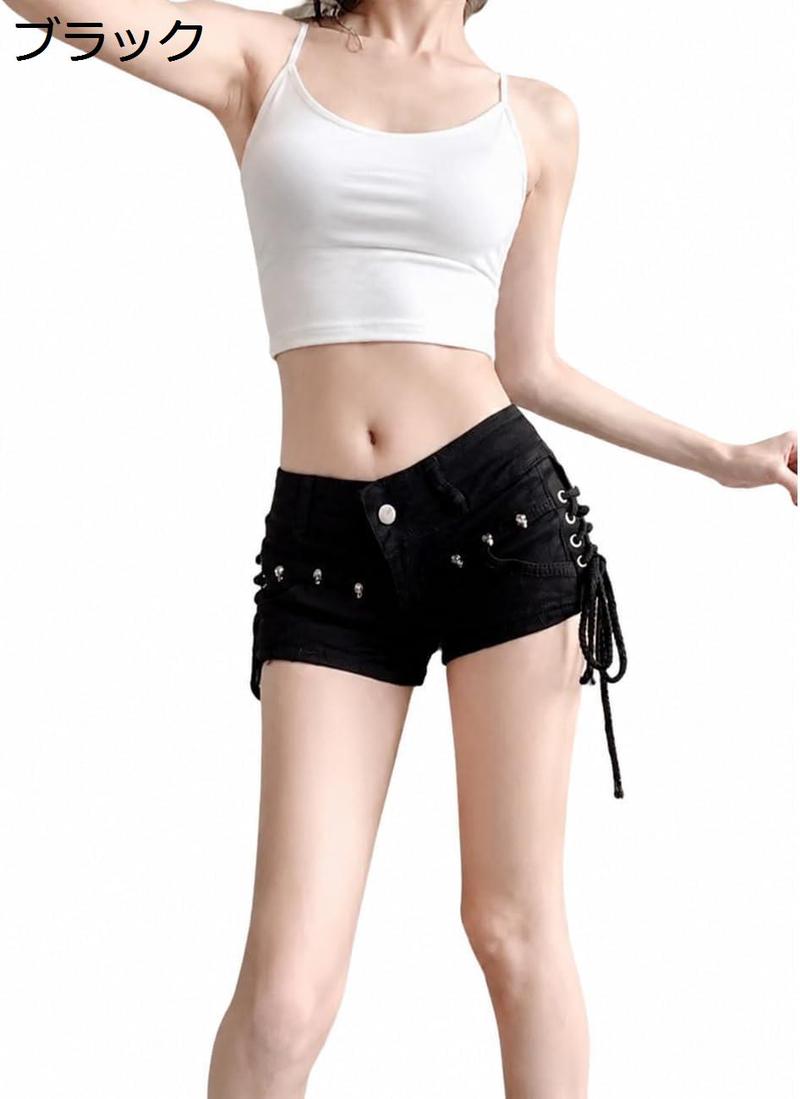 デニム ショートパンツ レディース ローライズ ホットパンツ セクシー