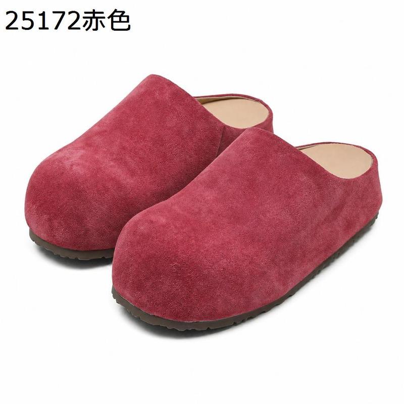 サボサンダル メンズ クロッグサンダル かかと スリッポン スエード調