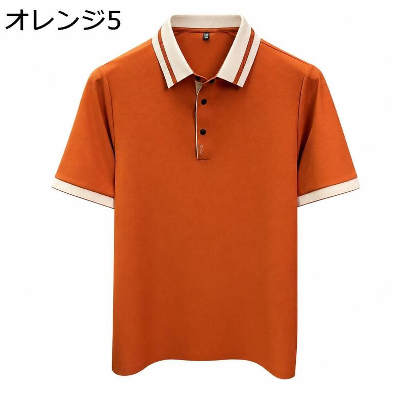 ポロシャツ メンズ 半袖 接触冷感 涼しい カットソー tシャツ 夏用