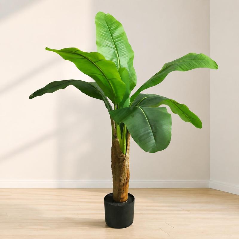 フェークグリーン大型サイズ観葉植物 人工 樹木 バナナツリー 人工観葉植物 バナナツリー 120cm 大型 リアル バナナの木 観葉植物