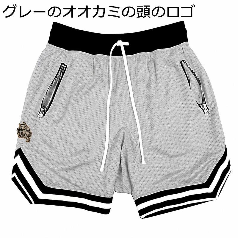 ハーフパンツ メンズ ショートパンツ スポーツ バスパン メッシュ 通気