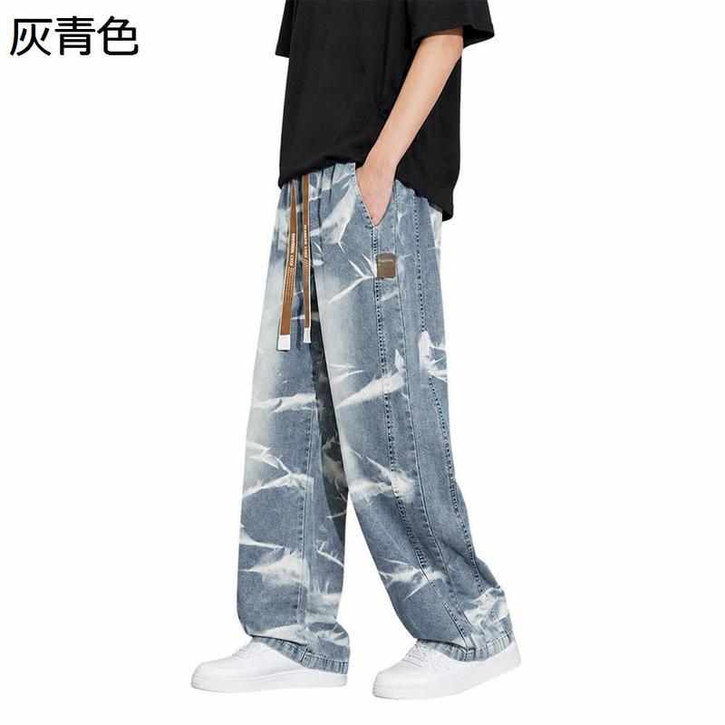 デニムパンツ メンズ Gパン ジーパン タイダイ染め ゼブラ柄 ジーンズ
