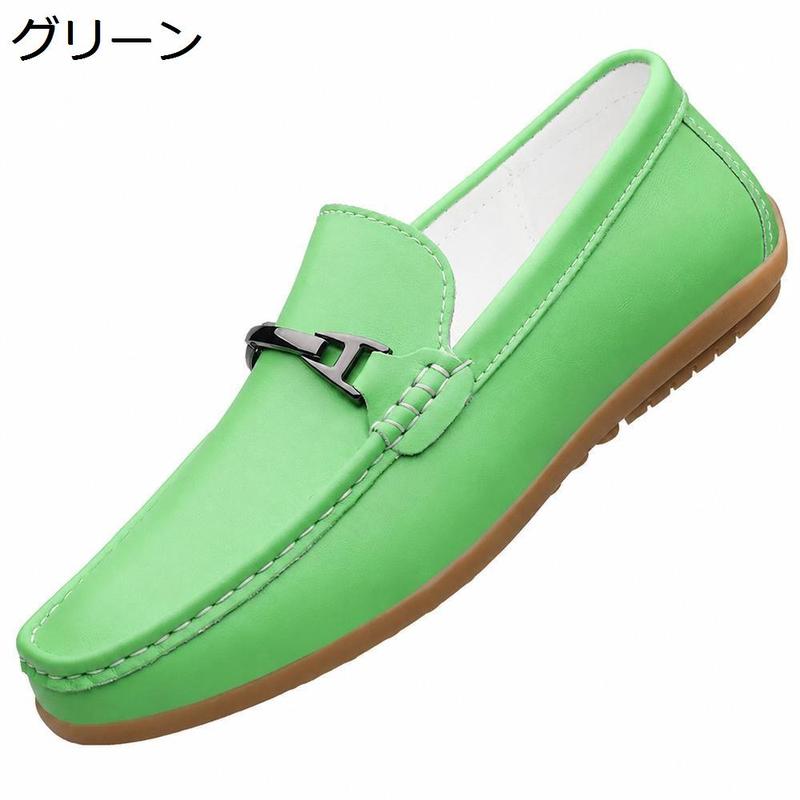 ドライビングシューズ メンズ ローファー 本革 スリッポン ビット 紳士