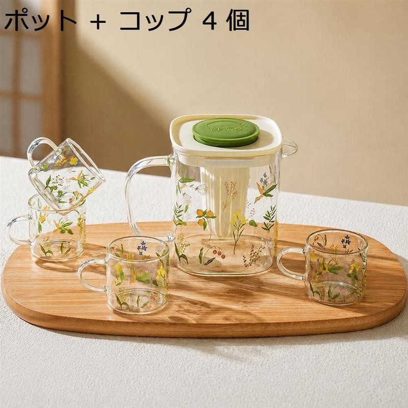 ストロー付きコップ ガラス タンブラー 600ml 大容量 おしゃれ