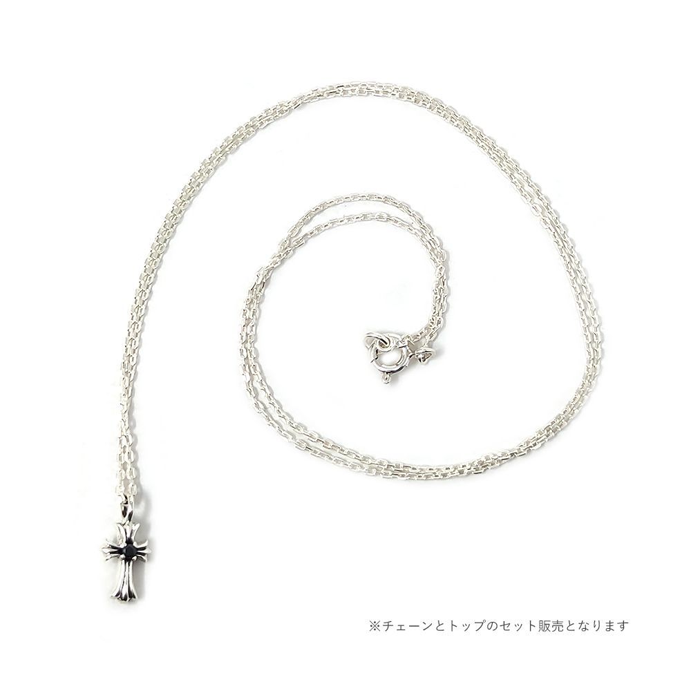 ネックレス メンズ シルバー クロス オニキス ペンダント