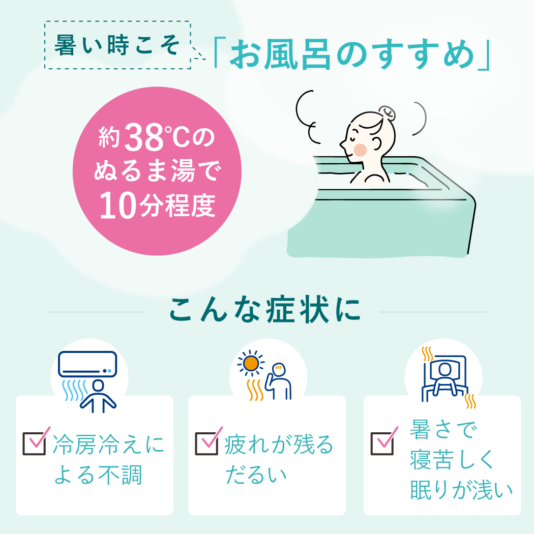 暑い時こそ
