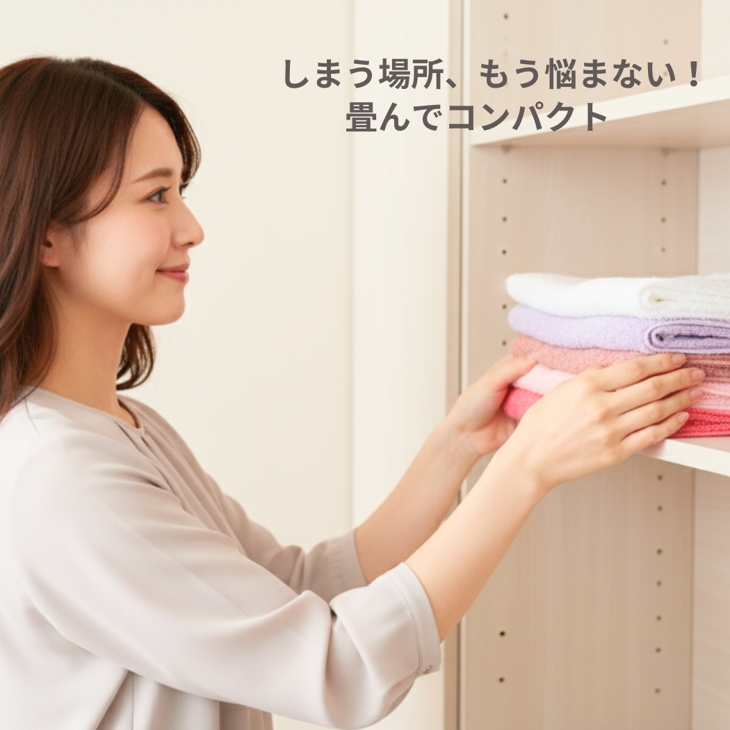 コンパクトにしまう