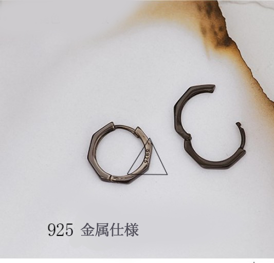 ピアス フープ 金属アレルギー対応 18金 つけっぱなし 両耳用