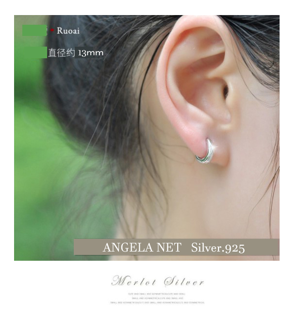 JILL PLATNER ジルプラットナー　 両耳ピアス　シルバー925　フープ JILL PLATNER ジルプラットナー 両耳ピアス シルバー925 フープ