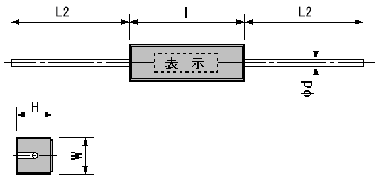 国産 3.6Ω 10W セメント抵抗（セメントケース巻線固定抵抗器） 10