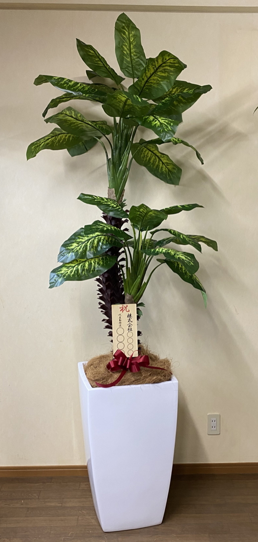 光触媒　人工観葉植物　フェイクグリーン　ディフェンバキア1.35 光触媒 人工観葉植物 フェイクグリーン ディフェンバキア1.35