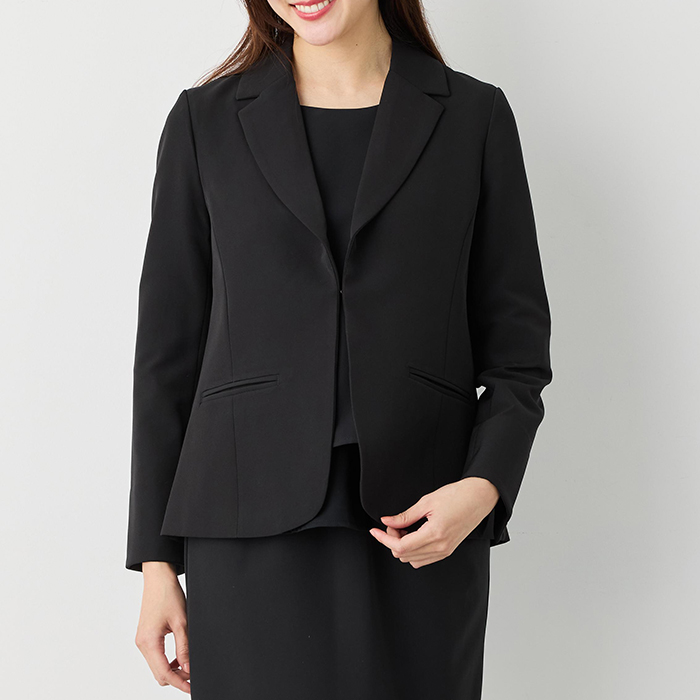 ANGELIEBE マタニティ 服 ジャケット 産前産後対応 ストレッチ