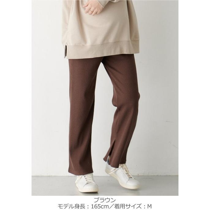 マタニティ 服 パンツ リブ フレア レギンス パンツ 妊婦服 マタニティパンツ 産後 フレアパンツ ズボン ロング レディース 妊婦 人気 カジュアル