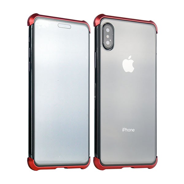 iPhone X ケース 透明 バンパーケース XR スマホケース 画面保護 iphonexr iphone xs max ケース カバー iPhoneXS X 8 8Plus 7 7Plus 9Hガラス｜angelique-girlish｜05