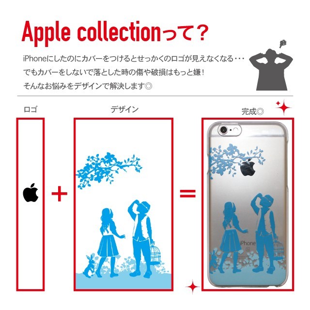 iPhone iPhone8 iPhone7 iPhone6s iPhone6 アップルマーク デザイン