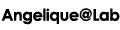 お名前シールiPhone15のAngeligue ロゴ