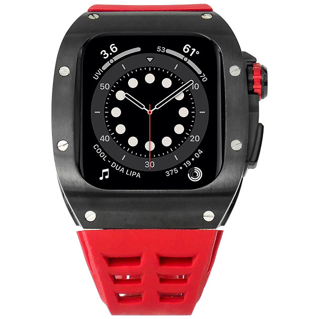 Apple watch ケース series 4 5 6 SE 7 シリーズ アップルウォッチ バンド シリコン ステンレス 44mm 45mm  Applewatch おしゃれ