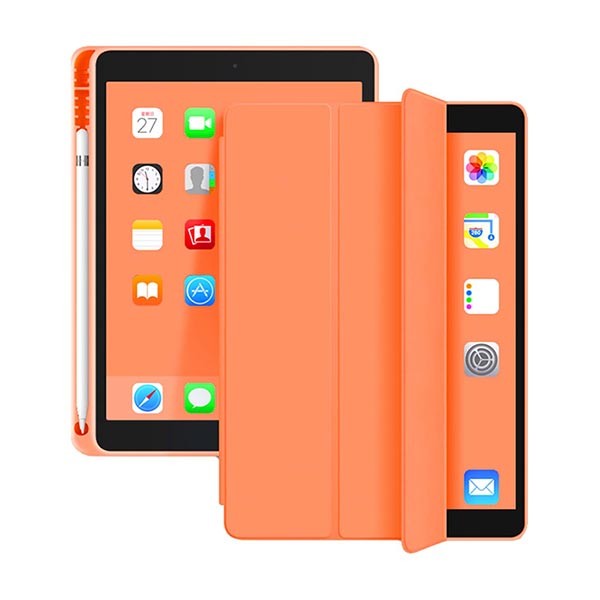 iPad ケース オレンジ 第9世代 第8世代 第7世代 10.2インチ 通販