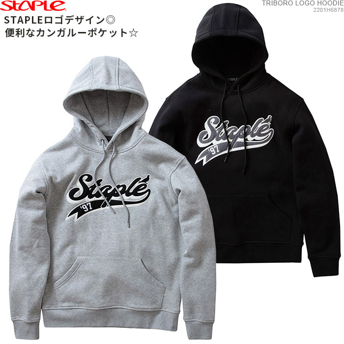 STAPLE パーカー ストリート メンズ ブランド ステイプル プルオーバー TRIBORO LOGO HOODIE