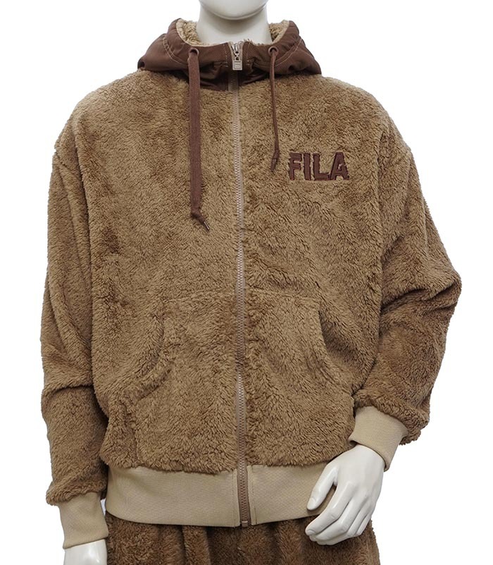 SALE セール / 送料無料 FILA ボアフリースパーカー フィラ ジップ