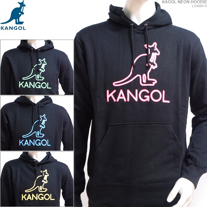 KANGOL パーカー カンゴール プルオーバー KAGOL NEON HOODIE