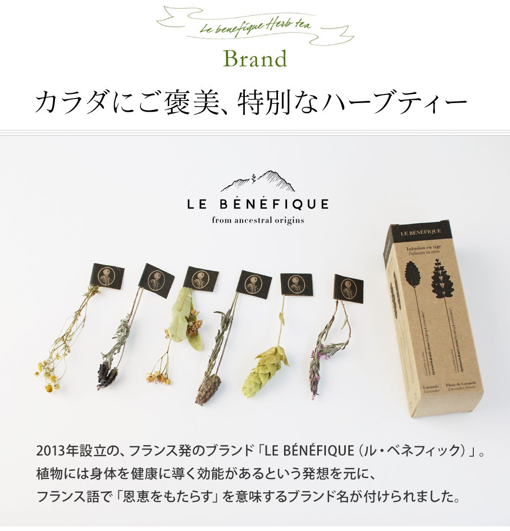 限定特価 自然のハーブをそのまま閉じ込めた ル ベネフィック ハーブティー 6種入 Columbiatools Com