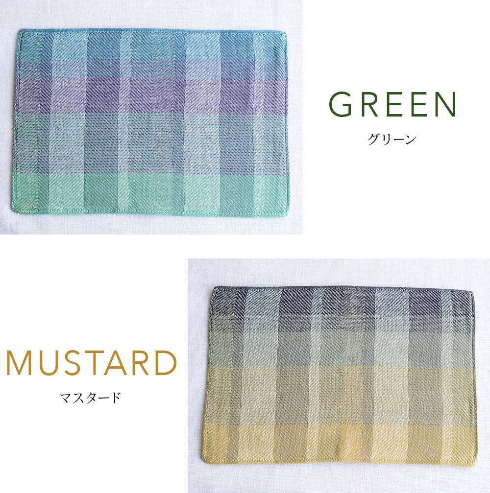 リアル ポケットでかさばらないタオルハンカチ TWILL CHECK 水布人舎 TETE GAUZE