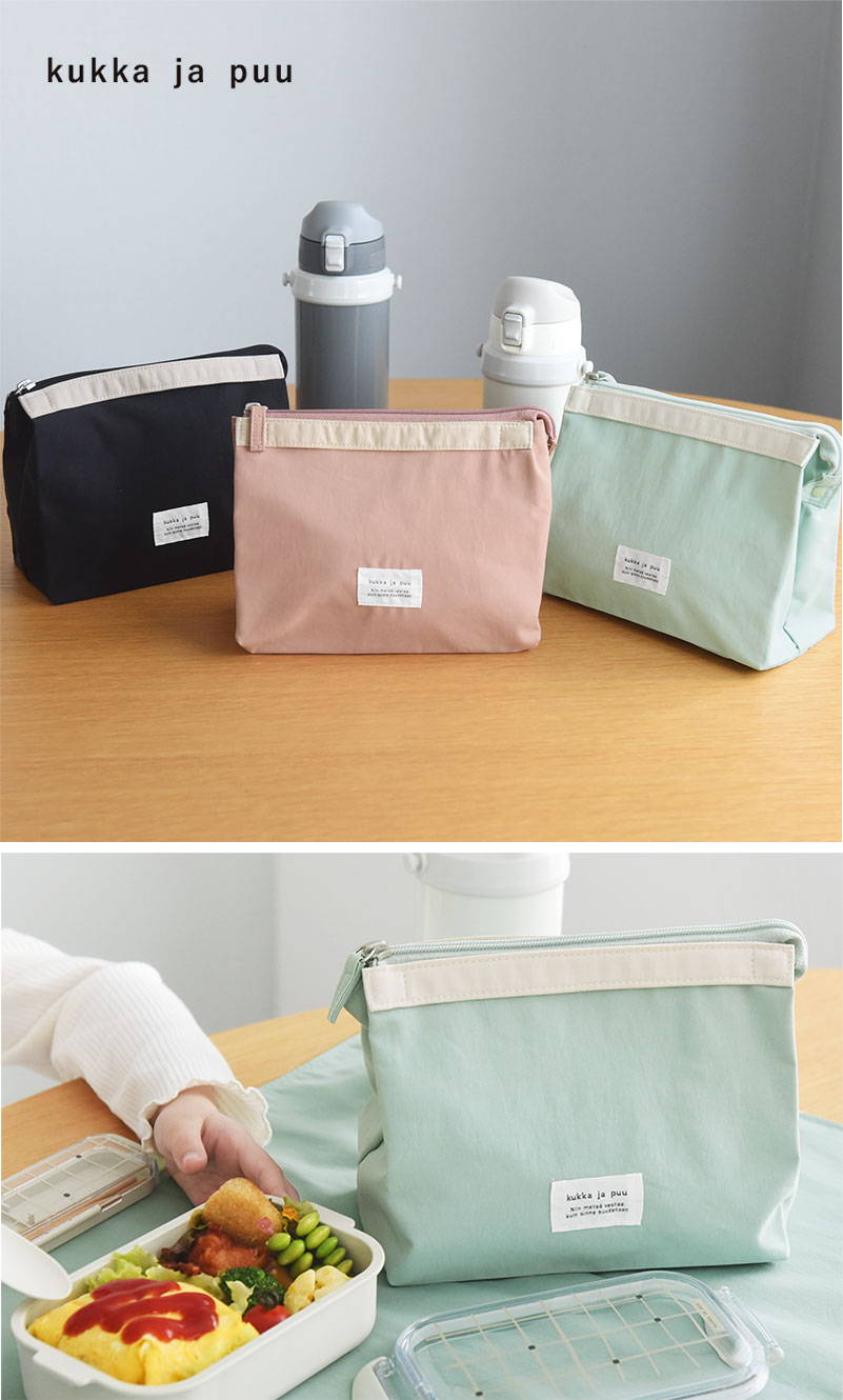 kukka ja puu 持ち手すっきり お弁当袋 ランチバッグ