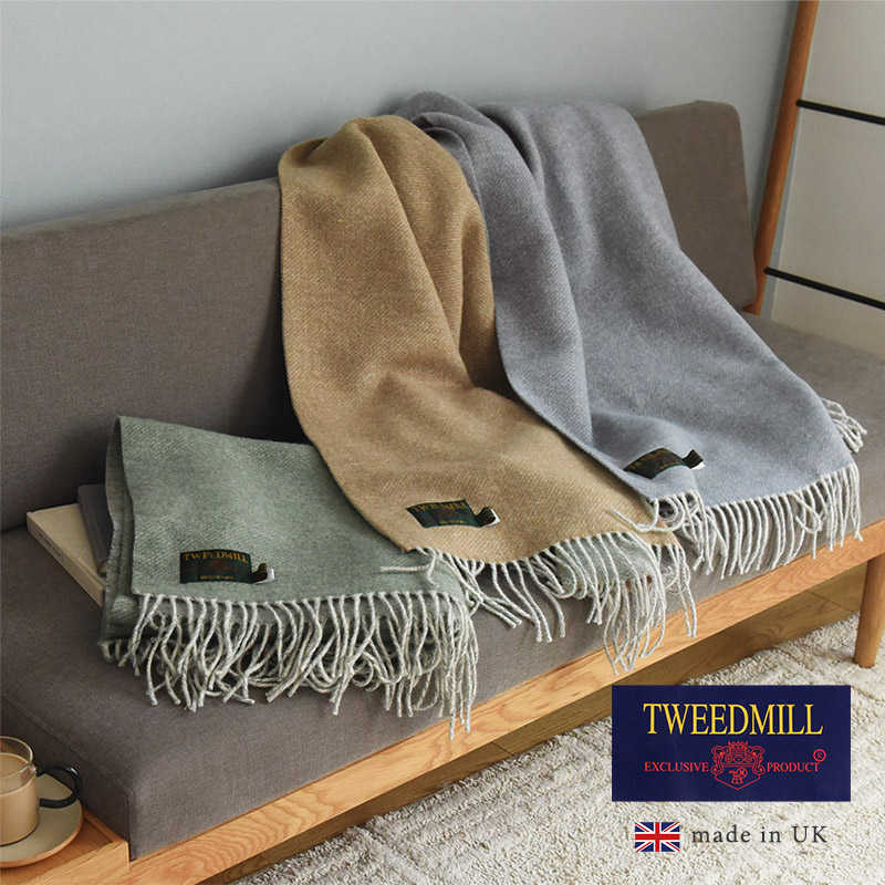 TWEEDMILL マフラー　ストール　ポケット付きストール　毛100% 卸売 通販ファッション - TWEEDMILL マフラー ストール ポケット